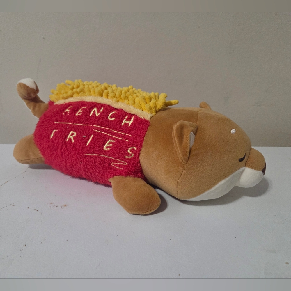 Miniso French Fries Shiba Inu plush toy.